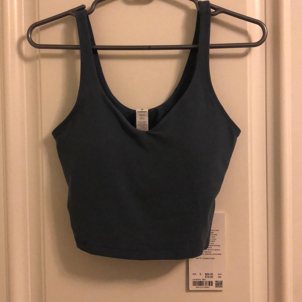 ***SOLD*** NWT Lululemon Iron Blue Align Tank